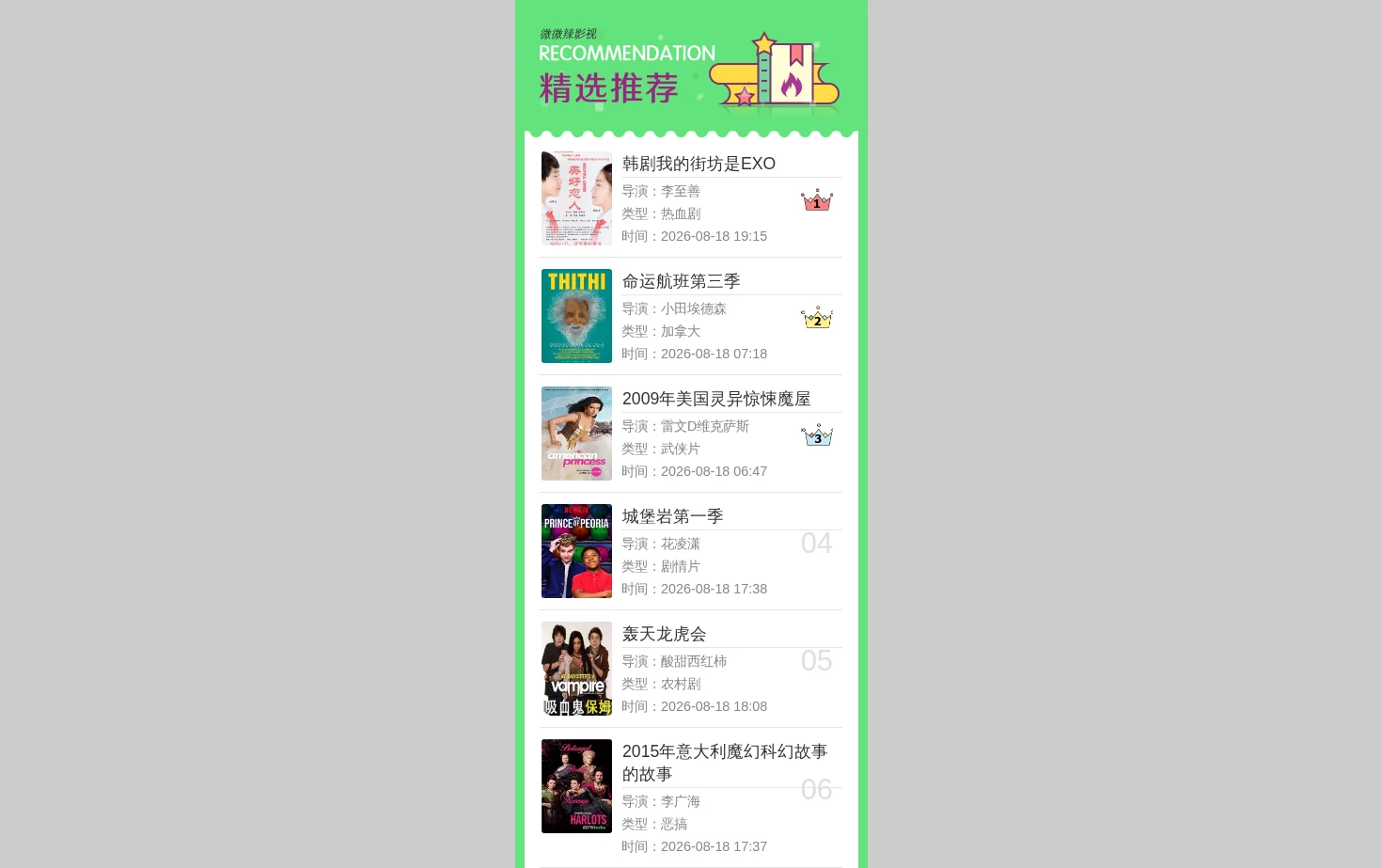 微微辣影视 页面快照